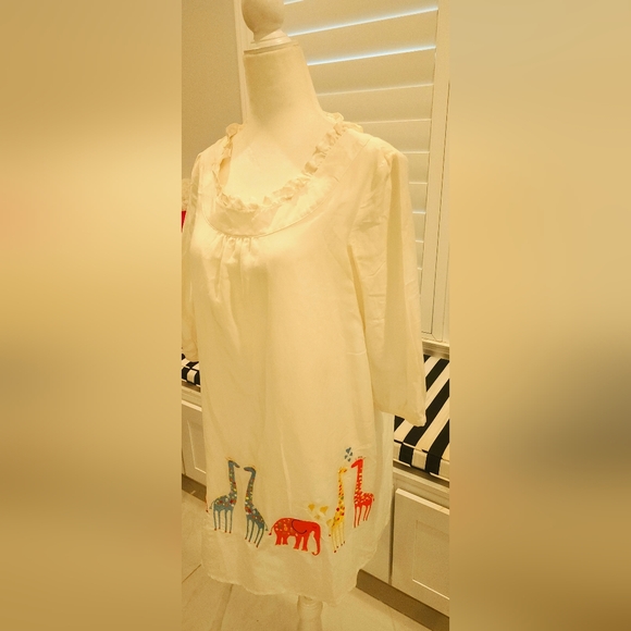 Tsumori Chisato Ivory Ruffled Dress - Picture 3 of 4
